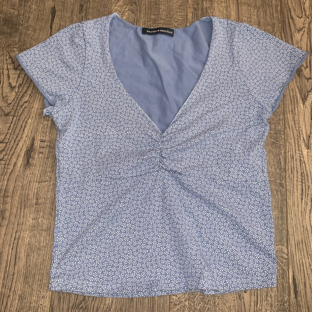 Brandy Melville Floral Gina Top